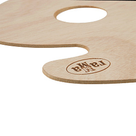 Палитра для рисования ГАММА "Студия" деревянная, овальная, 20х30 см, толщина 3 мм, 261018_01 фото Палитра для рисования ГАММА "Студия" деревянная, овальная, 20х30 см, толщина 3 мм, 261018_01