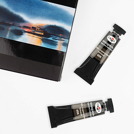 Акварель художественная Гамма "Старый мастер" марс коричневый темный, 9мл, туба