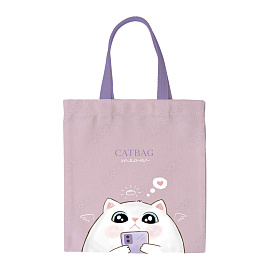 Сумка-шоппер MESHU "Catbag", 33*40см, канвас