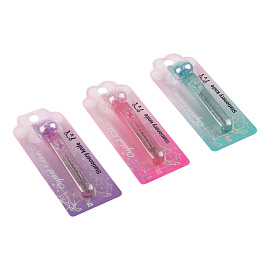 Нож канцелярский 9мм MESHU "Crystal Kitten", блистер, европодвес, ассорти