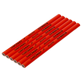 Карандаш столярный Красин "Мастер", овального сечения 2М(2B), заточен., пакет, европодвес