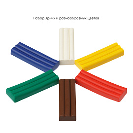 Пластилин восковой Гамма Пчелка 6 цветов 90 г фото Пластилин восковой Гамма Пчелка 6 цветов 90 г