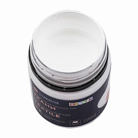 Краска по ткани акриловая "Декола", банка 50 мл, белая, НЕВСКАЯ ПАЛИТРА, 4128104