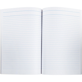 Книга учета 96 листов А4 в линейку на скрепке блок офсет (обложка - картон)