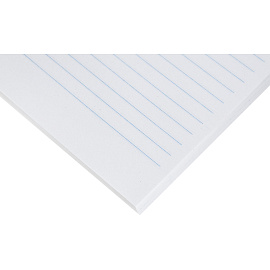 Книга учета 96 листов А4 в линейку на скрепке блок офсет (обложка - картон)