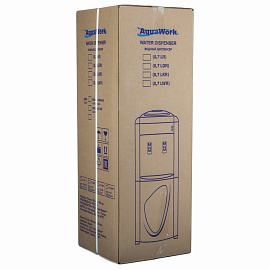 Кулер (раздатчик) для воды Aqua Work 0.7LWR белый (без нагрева и охлаждения)