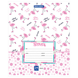 Тетрадь 24 л. BRAUBERG линия, обложка картон, "ЗАБАВНАЯ", 403586