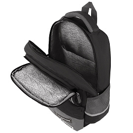 Рюкзак BRAUBERG STAR, 1 отделение, 5 карманов, "Spider", черный, 40х29х13 см, 229978