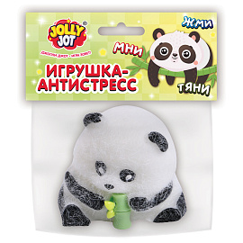 Игрушка-антистресс "ПАНДА", 6 см, дисплей, JOLLY JOT (ДЖОЛЛИ ДЖОТ), 665815