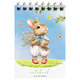 Блокнот А7 40л. на гребне BG "Милые животные фото Блокнот А7 40л. на гребне BG "Милые животные