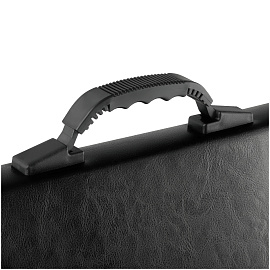 Папка деловая OfficeSpace Dublin из искуственной кожи черного цвета (ПА_КЗ_671)