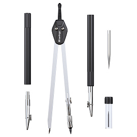 Готовальня Berlingo "Expert", 6 предметов, циркуль 135мм, пластиковый футляр