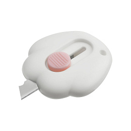 Нож канцелярский 9мм MESHU "Little Paw", блистер, европодвес, ассорти