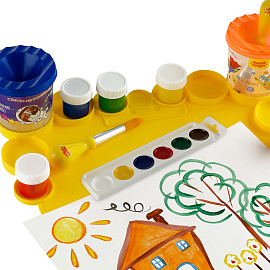 Коврик для творчества Мульти-Пульти силиконовый, желтый, 345*230мм, европодвес