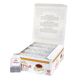 Чай черный Азерчай Букет 100 пакетиков (бергамот)