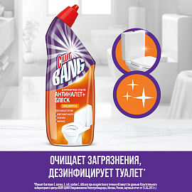 Средство для сантехники чистящее Cillit Bang 0.45 л для уборки туалета