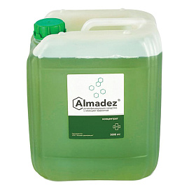 Средство дезинфицирующее 5 л АЛМАДЕЗ, с моющим эффектом, концентрат, АЛ-406 фото Средство дезинфицирующее 5 л АЛМАДЕЗ, с моющим эффектом, концентрат, АЛ-406