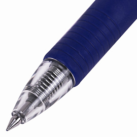 Ручка гелевая автоматическая Pilot BL-G2-5 синяя (толщина линии 0.3 мм)