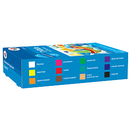 Гуашь Гамма Юный художник 12 цветов по 17.5 мл фото Гуашь Гамма Юный художник 12 цветов по 17.5 мл