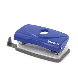 Дырокол BRAUBERG "Original", до 10 листов, синий, 227785 фото Дырокол BRAUBERG "Original", до 10 листов, синий, 227785