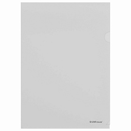 Папка-уголок ERICH KRAUSE "Fizzy Clear", прозрачная, 0,12 мм, 50150