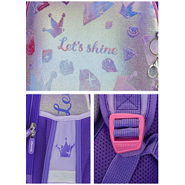 Ранец Berlingo Expert "Diamonds" 37*28*16см, 2 отделения, 2 кармана, анатомическая спинка