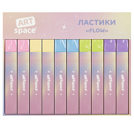 Ластик ArtSpace "Flow", прямоугольный, 84*13*10мм, ПВХ фото Ластик ArtSpace "Flow", прямоугольный, 84*13*10мм, ПВХ