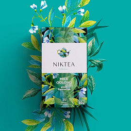 Чай зеленый Niktea Milk Oolong 25 пакетиков