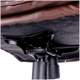 Кресло руководителя Helmi HL-E02 "Income", экокожа коричневая фото Кресло руководителя Helmi HL-E02 "Income", экокожа коричневая