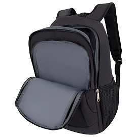 Рюкзак STAFF IMPROVE универсальный, 2 отделения, эргономичный, черный, 45х32х16 см, 273921