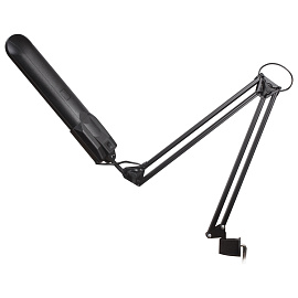 Настольная лампа светильник Дельта 1 на струбцине, ЛЮМИНЕСЦЕНТНАЯ, цоколь G23, 11 Вт, чёрный, с BL-1 фото Настольная лампа светильник Дельта 1 на струбцине, ЛЮМИНЕСЦЕНТНАЯ, цоколь G23, 11 Вт, чёрный, с BL-1