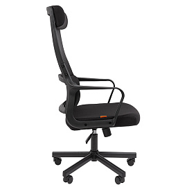 Кресло офисное Chairman CH 590, сетка/ткань, черное, 7134733 фото Кресло офисное Chairman CH 590, сетка/ткань, черное, 7134733