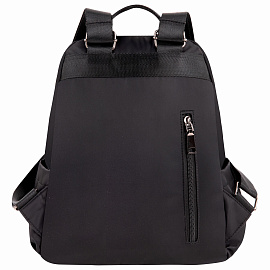 Рюкзак BRAUBERG PODIUM женский, карман-антивор, нейлон, черный, 32х26х15 см, 270815