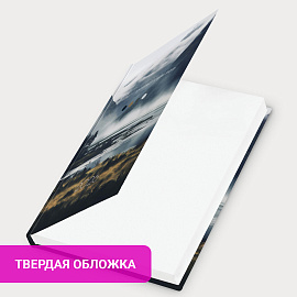 Ежедневник датированный 2026 145х215 мм, А5, STAFF, ламинированная обложка, "Туман", 117313