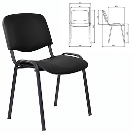 Стул STAFF "Iso Lite CF-008", кожзам черный (Z-11), 532564 фото Стул STAFF "Iso Lite CF-008", кожзам черный (Z-11), 532564
