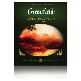 Чай черный Greenfield Golden Ceylon 100 пакетиков