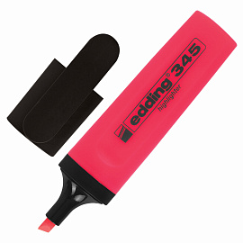 Текстовыделитель Edding E-345/2 красный (толщина линии 1-5 мм)