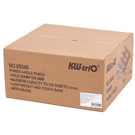 Дырокол мощный KW-Trio 954 до 150 листов черный