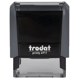 Штамп стандартный "ПОЛУЧЕНО", оттиск 38х14 мм, синий, TRODAT 4911P4-1.1, 53557 фото Штамп стандартный "ПОЛУЧЕНО", оттиск 38х14 мм, синий, TRODAT 4911P4-1.1, 53557