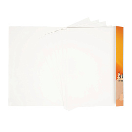 Картон белый А4, двуст., Мульти-Пульти, 7л., мелованный, в папке, "Приключения Енота