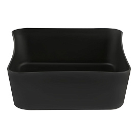 Лоток для канцелярских принадлежностей СТАММ, 13*17,8*4,4см, пластиковый, черный