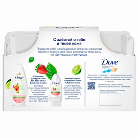 Подарочный набор косметики для женщин Dove Фруктовый крем