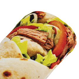 Игрушка мягкая "ШАУРМА", ткань вельбоа, 40х11 см, WOOZOO (ВУЗУ), 666979