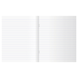 Тетрадь 96л., А4 линия BG, бумвинил, синий