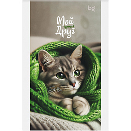 Блокнот А6 48л. на скрепке BG "Микс. Животные