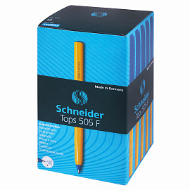 Ручка шариковая неавтоматическая Schneider Tops 505 F синяя (толщина линии 0.3 мм)