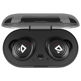 Наушники беспроводные Defender Twins 638 черные (63638)