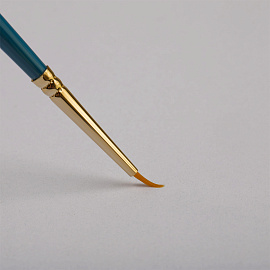 Кисть художественная синтетика Гамма "Галерея", круглая №0, короткая ручка фото Кисть художественная синтетика Гамма "Галерея", круглая №0, короткая ручка