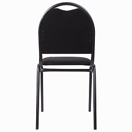 Стул для посетителей РС00Л, черный каркас, ткань черная фото Стул для посетителей РС00Л, черный каркас, ткань черная