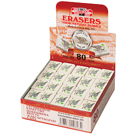 Ластик Koh-I-Noor 300/80 из натурального каучука прямоугольный 26x18.5x8 мм